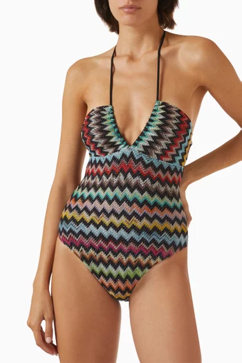 Halterneck One-piece Swimsuit
