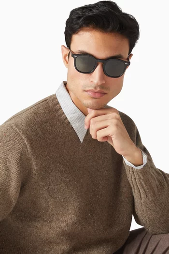 Twill Eco Sunglasses in Bio-acetate