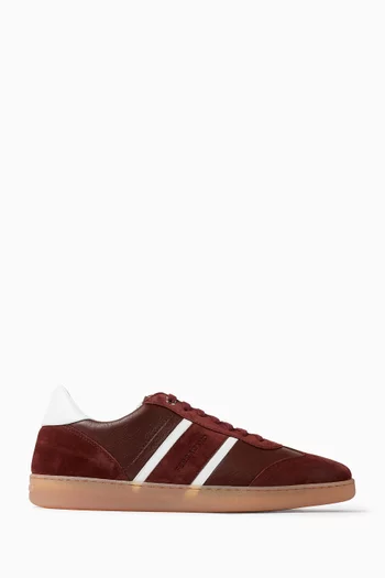Signature Low-top Sneakers in Suede