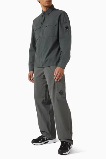 Cargo Lens Pants in Flatt Nylon