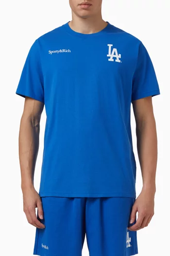 Dodgers Serif T-shirt in Cotton