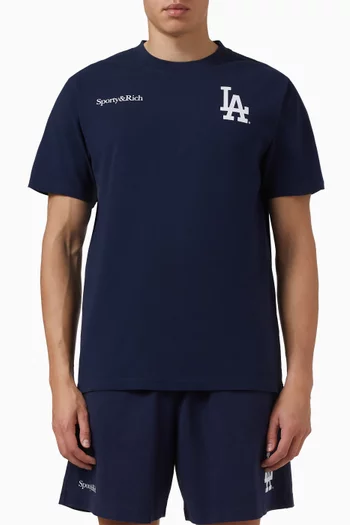 Dodgers Serif T-shirt in Cotton