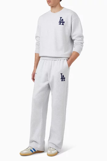 LA Serif Crewneck Sweatshirt in Cotton