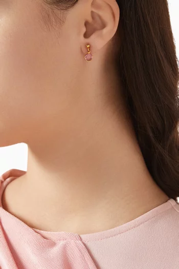 أقراط متدلية فينتج من الثمانينيات