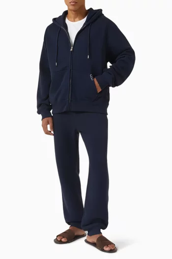 Front Zip Hoodie in Cotton