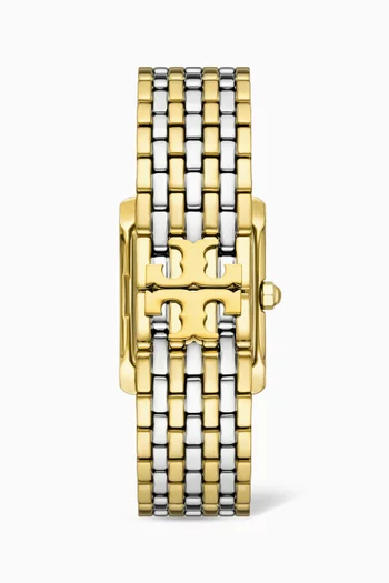 ساعة الينور كوارتز بلونين ستانلس ستيل، 25 × 36 مم