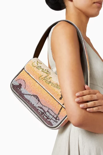 Tommy Beaded Shoulder Bag