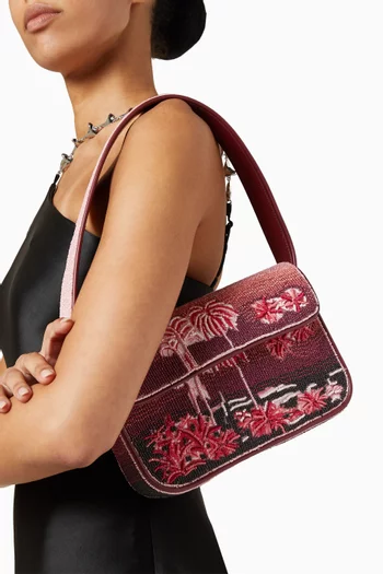 Tommy Beaded Shoulder Bag