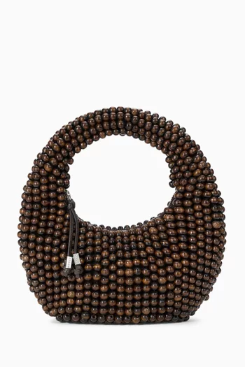 Reef Beaded Top Handle Bag
