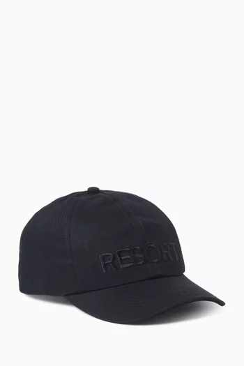 Resort Cap in Cotton Canvas