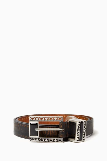 Amber Belt in Leather