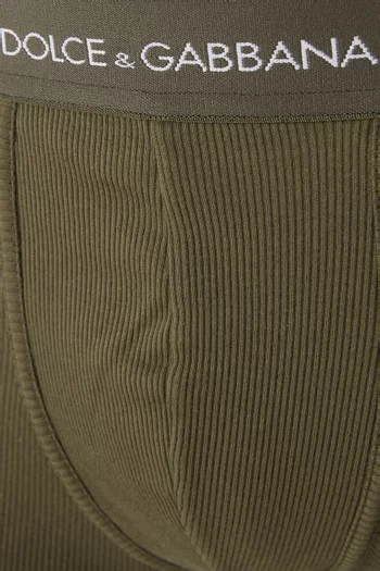 Fine-rib Boxers in Cotton