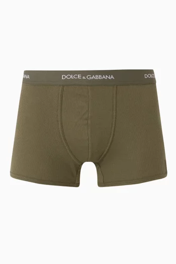 Fine-rib Boxers in Cotton