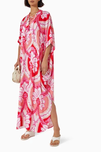 Carlotta Ornate Kaftan in Viscose