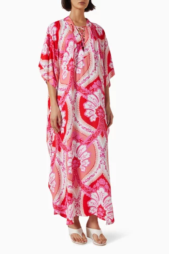 Carlotta Ornate Kaftan in Viscose