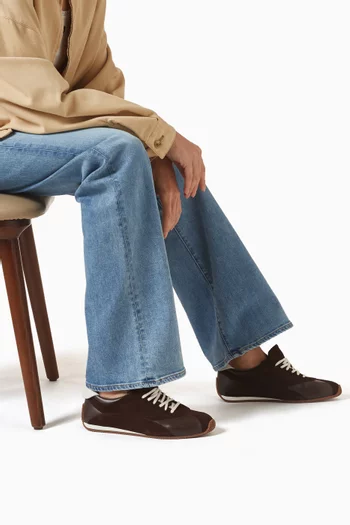 Berenices Sneakers in Suede & Calf Leather