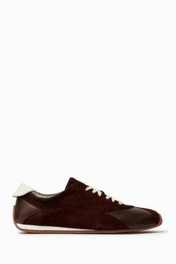 Berenices Sneakers in Suede & Calf Leather
