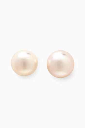 Kiku Pearl Earrings in 18kt Gold