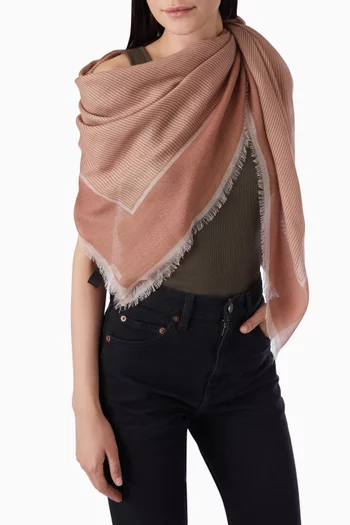 Cassandre Square Scarf in Silk-cashmere