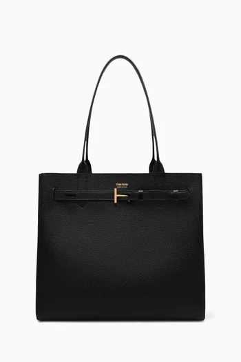 Medium Audrey Tote Bag in Leather