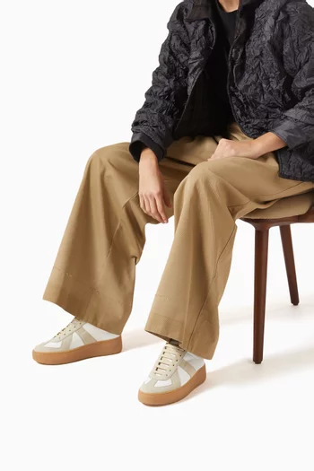 سنيكرز ريبليكا بكعب ويدج شمواه وجلد