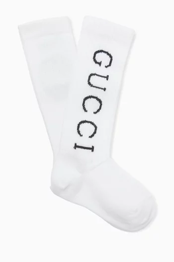 Mr. Happy Socks in Cotton-blend