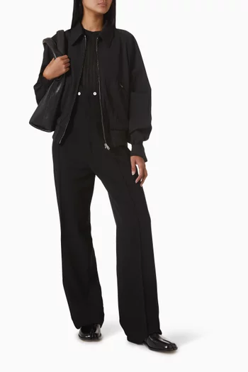 Zip Jacket in Virgin Wool