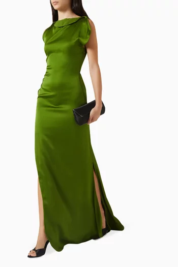 Maxi Dress in Satin
