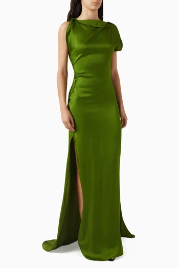 Maxi Dress in Satin