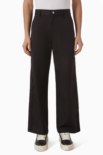 Piped Pants in Nylon