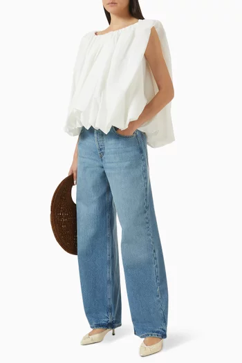 Lavande Top in Cotton Voile