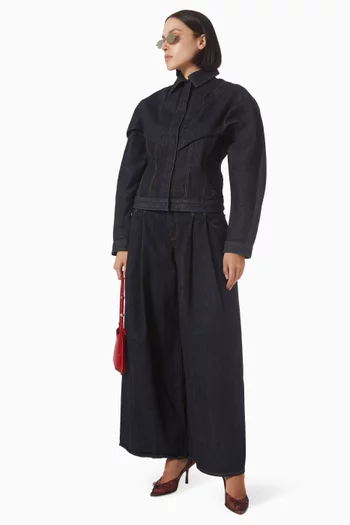 La Veste Chale Jacket in Denim