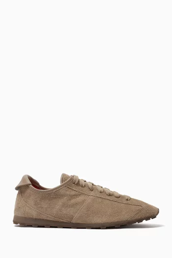 The Tennis Sneakers in Suede