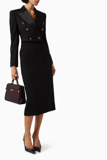 Pencil Skirt in Stretch-wool
