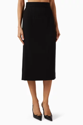 Pencil Skirt in Stretch-wool