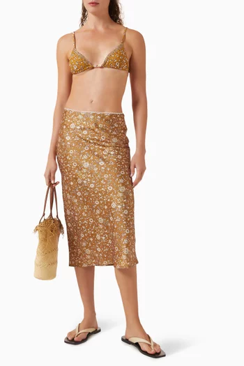 The C Printed Skirt