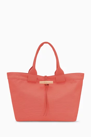Large Le Roseau Tote Bag in Cotton
