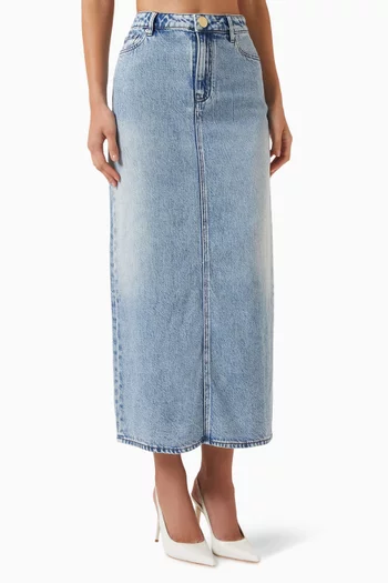 Clubhouse Skirt in Denim