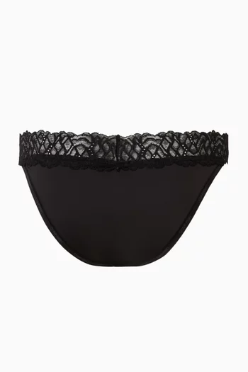 Dipped Bikini Briefs in Jersey