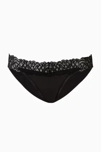 Dipped Bikini Briefs in Jersey