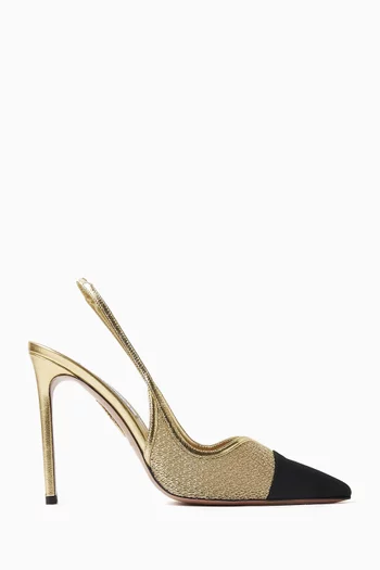 Gia 105 Slingback Pumps in Mesh