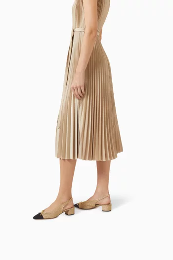 Gioia 35 Slingback Pumps in Mesh