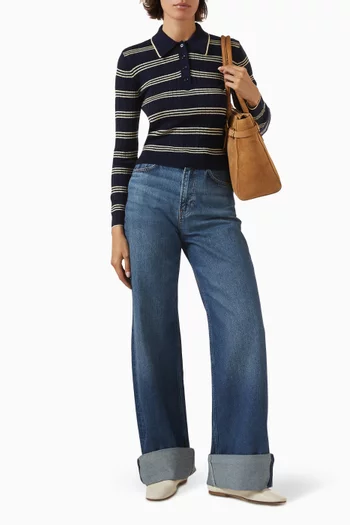 Hermia Polo Top in Regenerative Merino