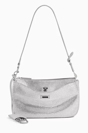 Rodeo Sling Pochette Bag with Rhinestones
