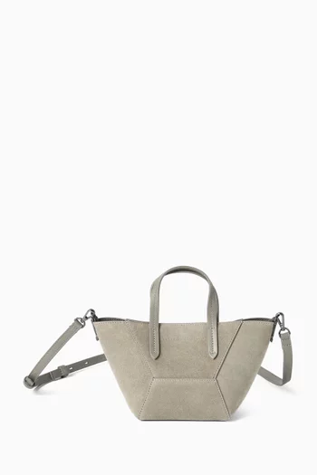 Mini Tote Bag in Suede