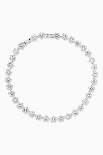 Angelic Necklace in Rhodium-plated Metal