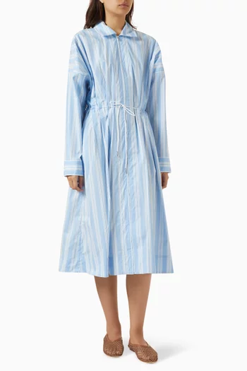 Chi Stripe Midi Dress