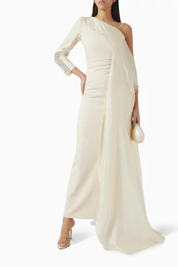 Crystal-embellished Maxi Dress