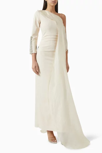 Crystal-embellished Maxi Dress
