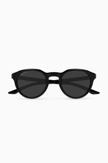 Oval Sunglasses in Acetate